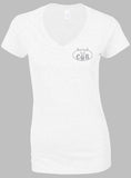 Womens' short sleeved V-Neck T-shirt